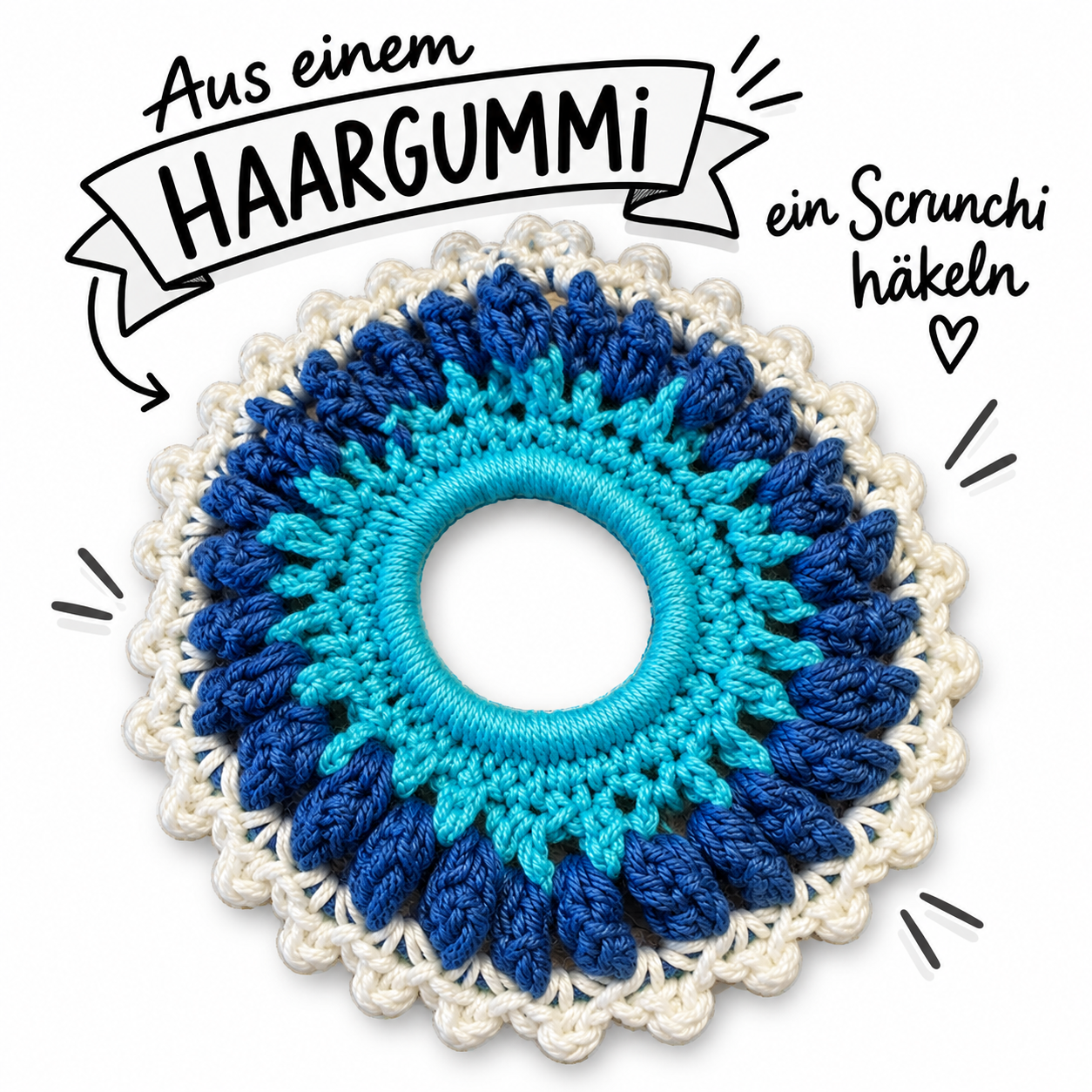 Gehäkeltes Scrunchie